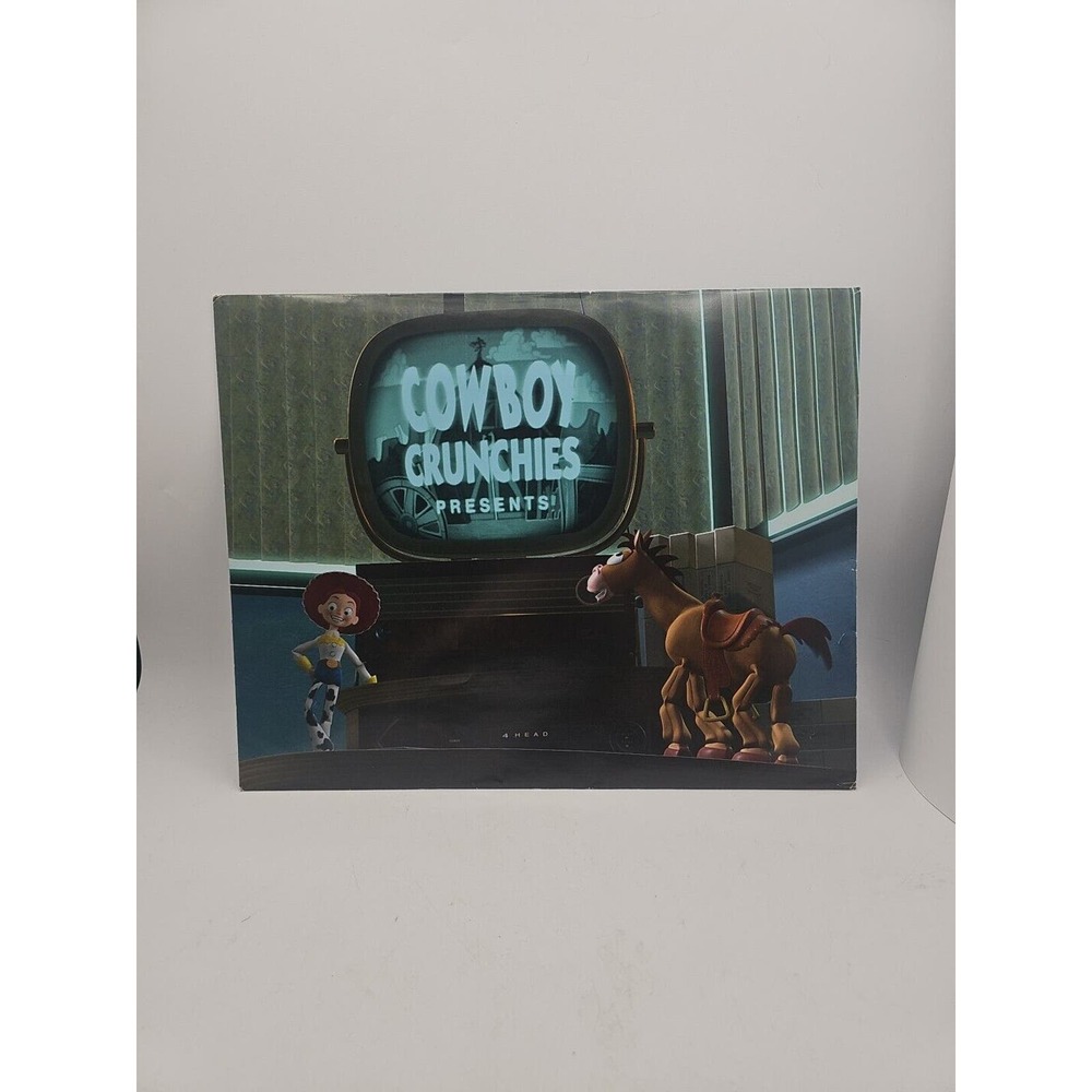 Disney Pixar Toy Story 2 Lithograph Cowboy Crunchies Collectibles In Envelope